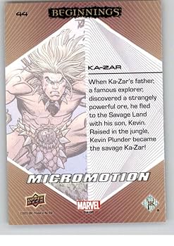 Amazon.com: 2024 Upper Deck Marvel Beginnings Micro Motion
